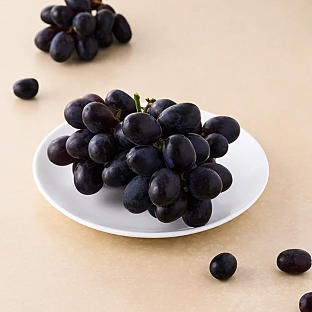 Fresh Black Grapes 1Kg