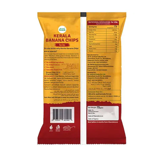 Beyond Snack Kerala Peri Peri Banana Chips 75 g