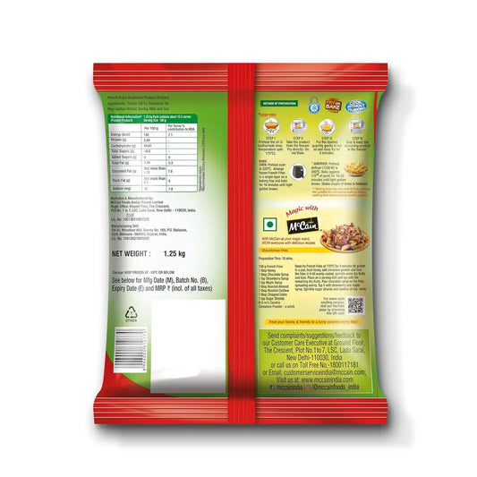 McCain French Fries 1.25 kg