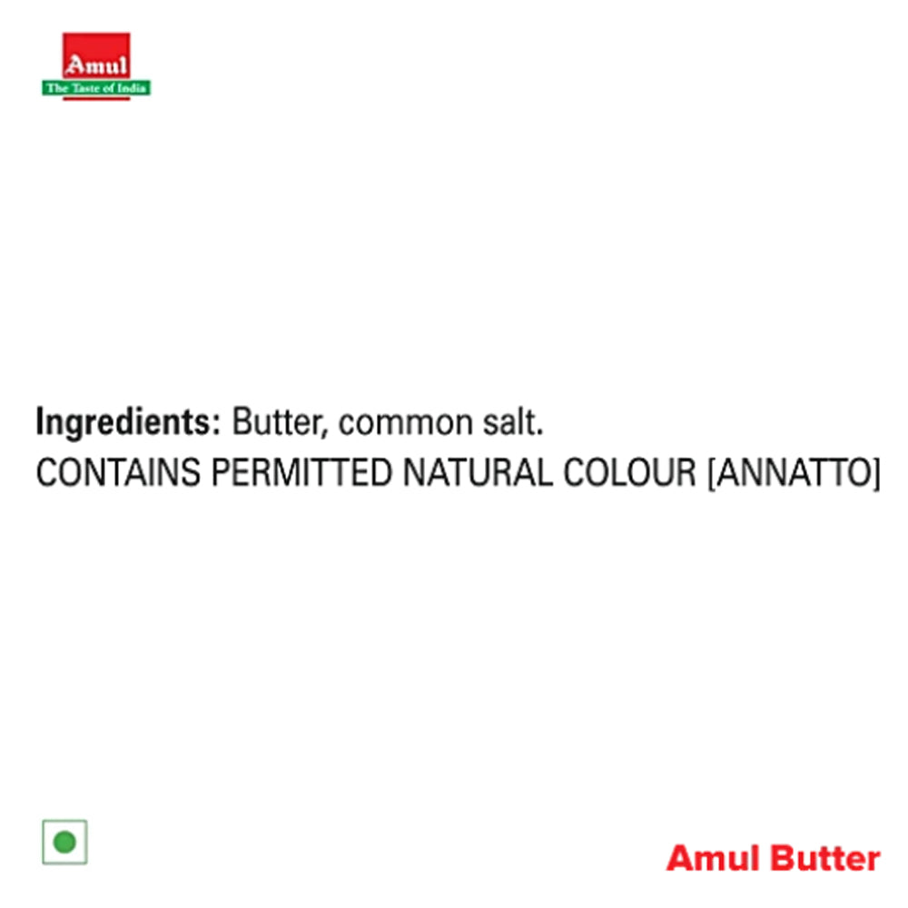 Amul Butter - Pasteurized, 2x500 g Multipack