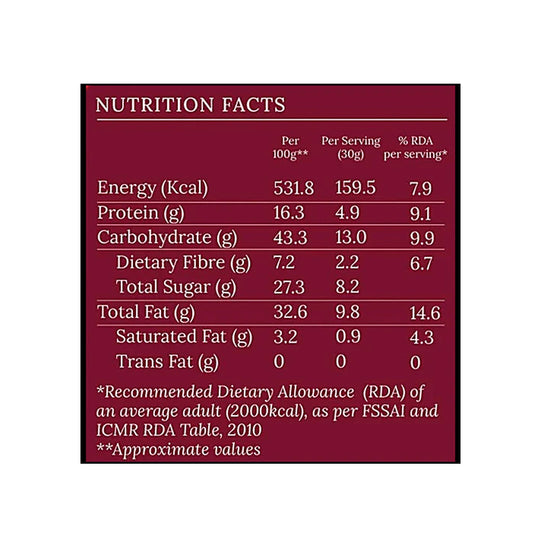Wingreens Harvest Nuts & Seeds Bar - Cranberry & Almond, 180 g (6 pcs x 30 g each)