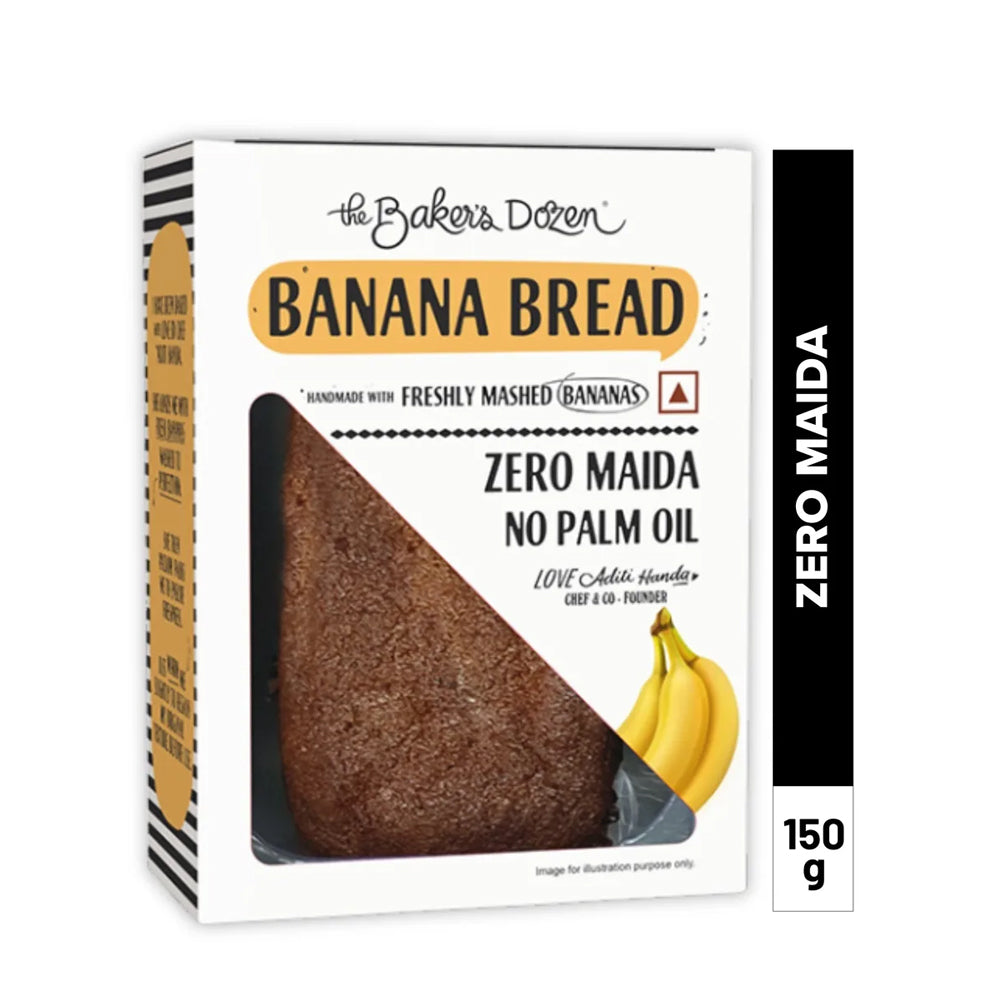The Baker's Dozen Banana Bread 100% Wholewheat 150g