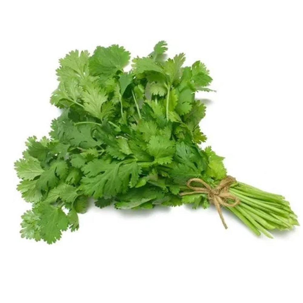 Coriander Leaves With Roots - Enhances Flavour Of The Dishes, 100 g