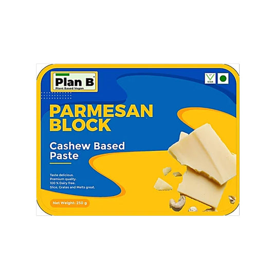 Plan B Vegan Parmesan Cheese Block - Cashew Based Paste, 250 g