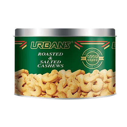 URBANS STANISLAUS Cashews - Tasty, Healthy, Premium Quality, Roasted & Salted, 750 g Tin