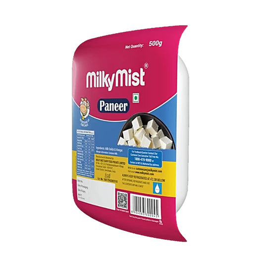 Milky Mist Paneer - Rich In Calcium, 500 g Pouch