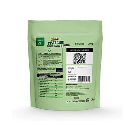 Molsi's Blissfully Salted Pistachios - Roasted Bounty, 200 g