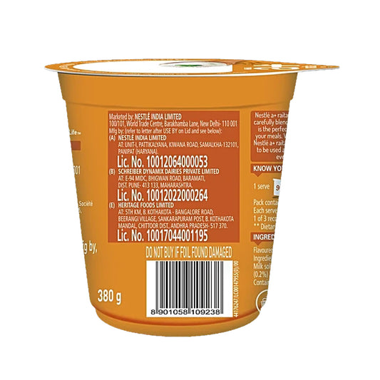 Nestle A+ Raita With Bhuna Jeera, 380 g
