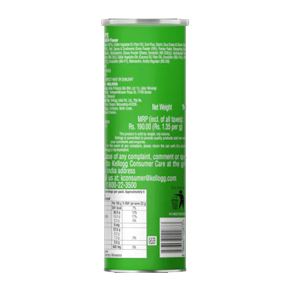 Pringles Sour Cream and Onion Potato Chips 134 g